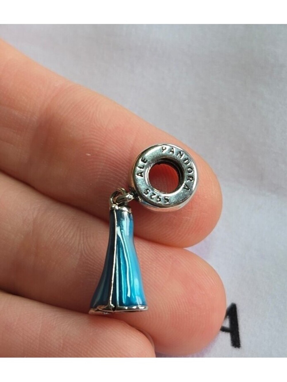 Pandora x Disney frozen elsa Blue Dress Dangle Charm